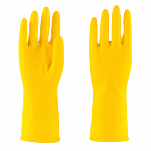 Guantes de hule talla L - Unidad