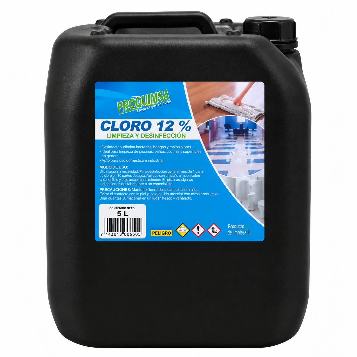 Cloro al 12% - Pichinga